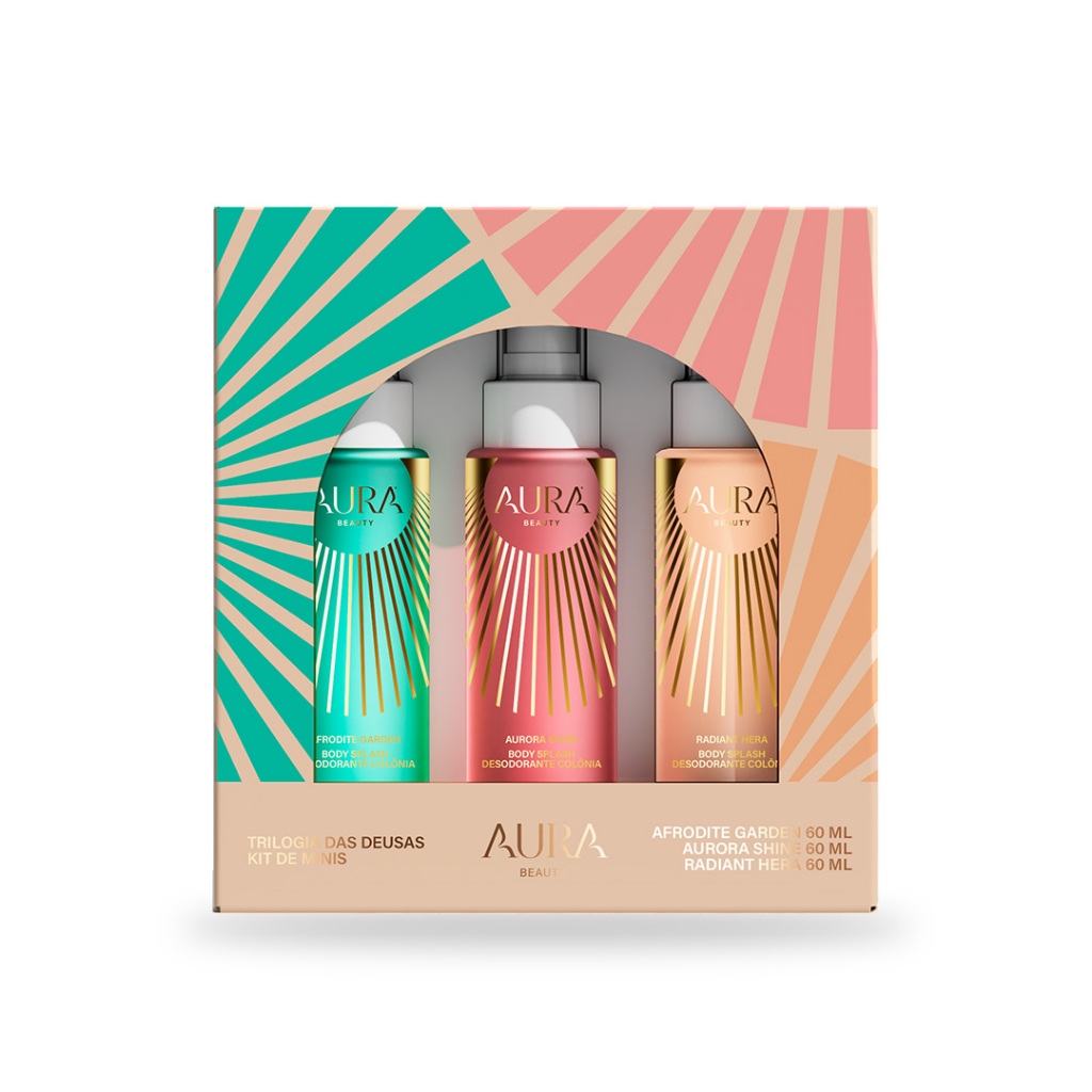 Imagem Kit Mini Body Splash - Trilogia das Deusas 60ml