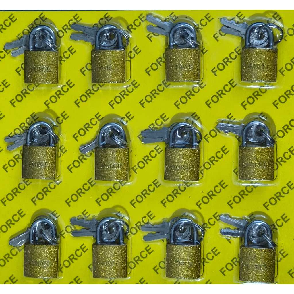 kit 5 Cadeados 20mm Mini para Armários/Bolsa/Mala em Metal Premium com 2 Chaves