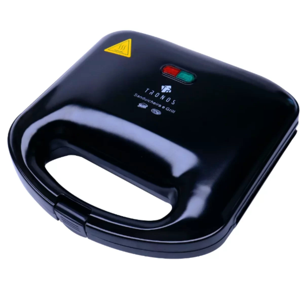 Sanduicheira e Grill Tronos 127V Chapa Dupla Antiaderente em Oferta na Shopee