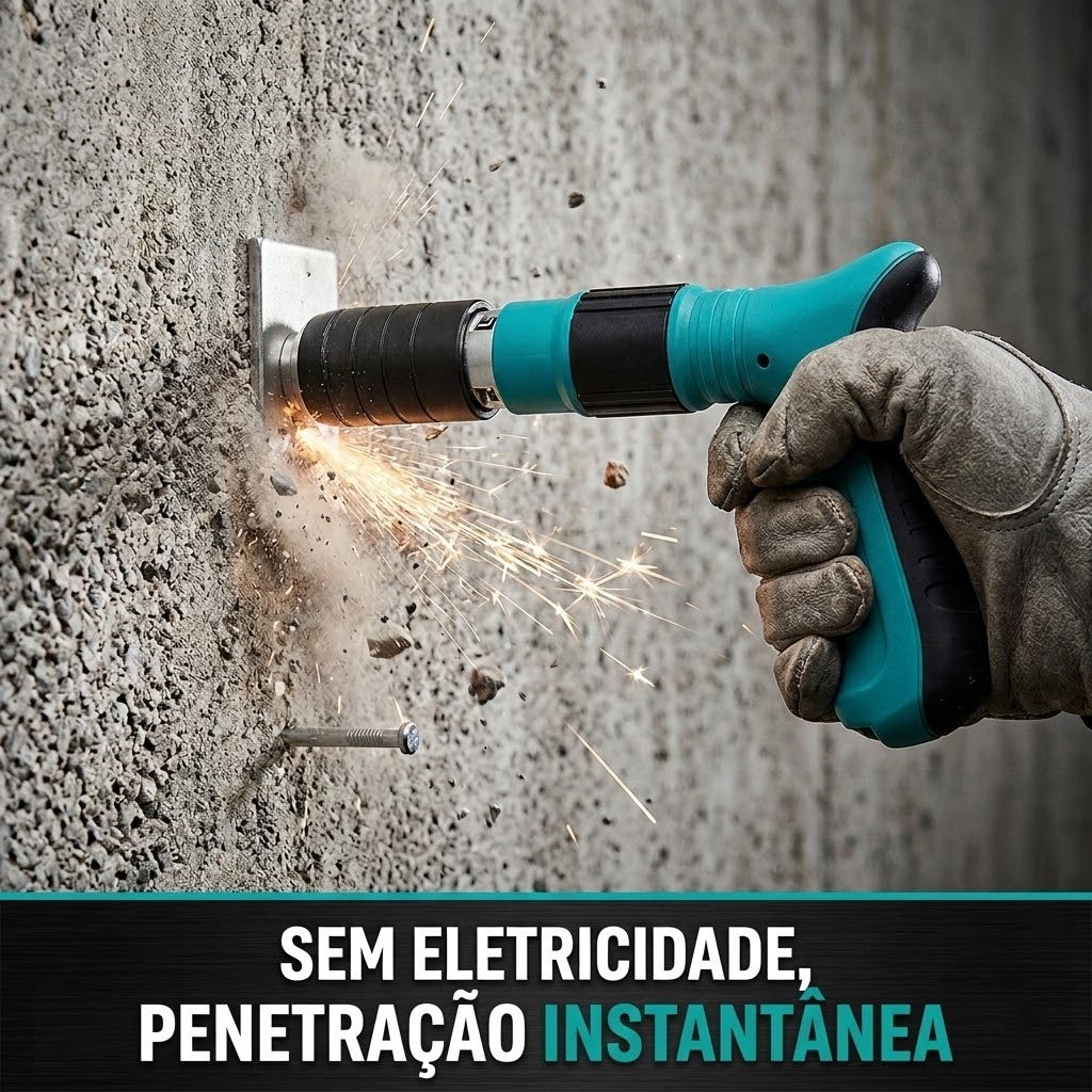 Pistola De Fixação Finca Pino Manual Rebites + Acessórios em Oferta na Shopee