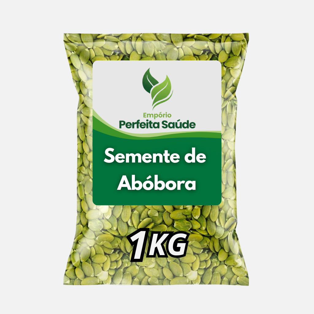 Semente de Abóbora Crua Sem Casca 100% Puro Premium