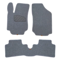 Kit tapete carro Novo Para Fiat Cronos 2024 25 26 27 Drive Capacho Cinza Original Lanzi Grosso 3 pçs