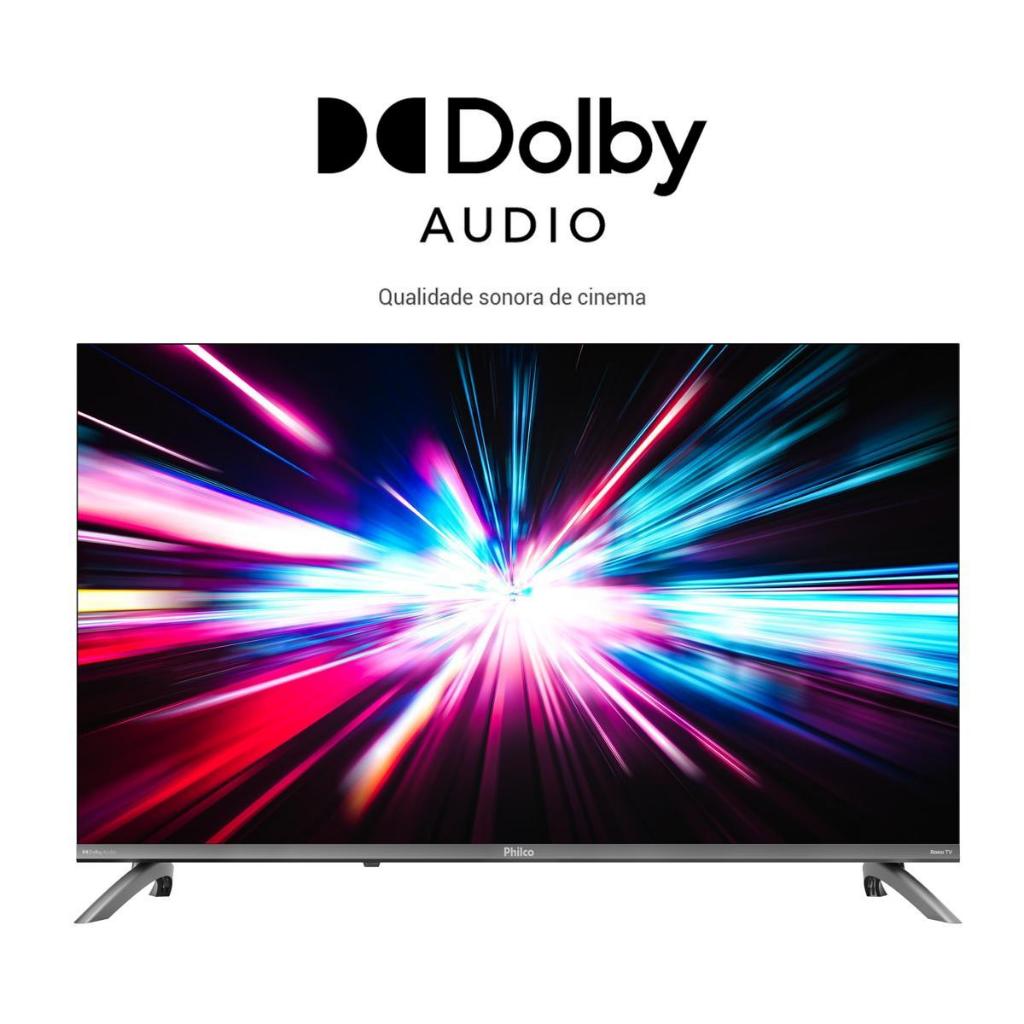 Smart TV 32" Philco P32CRB Roku TV HDMI USB — imagem 2 de 2