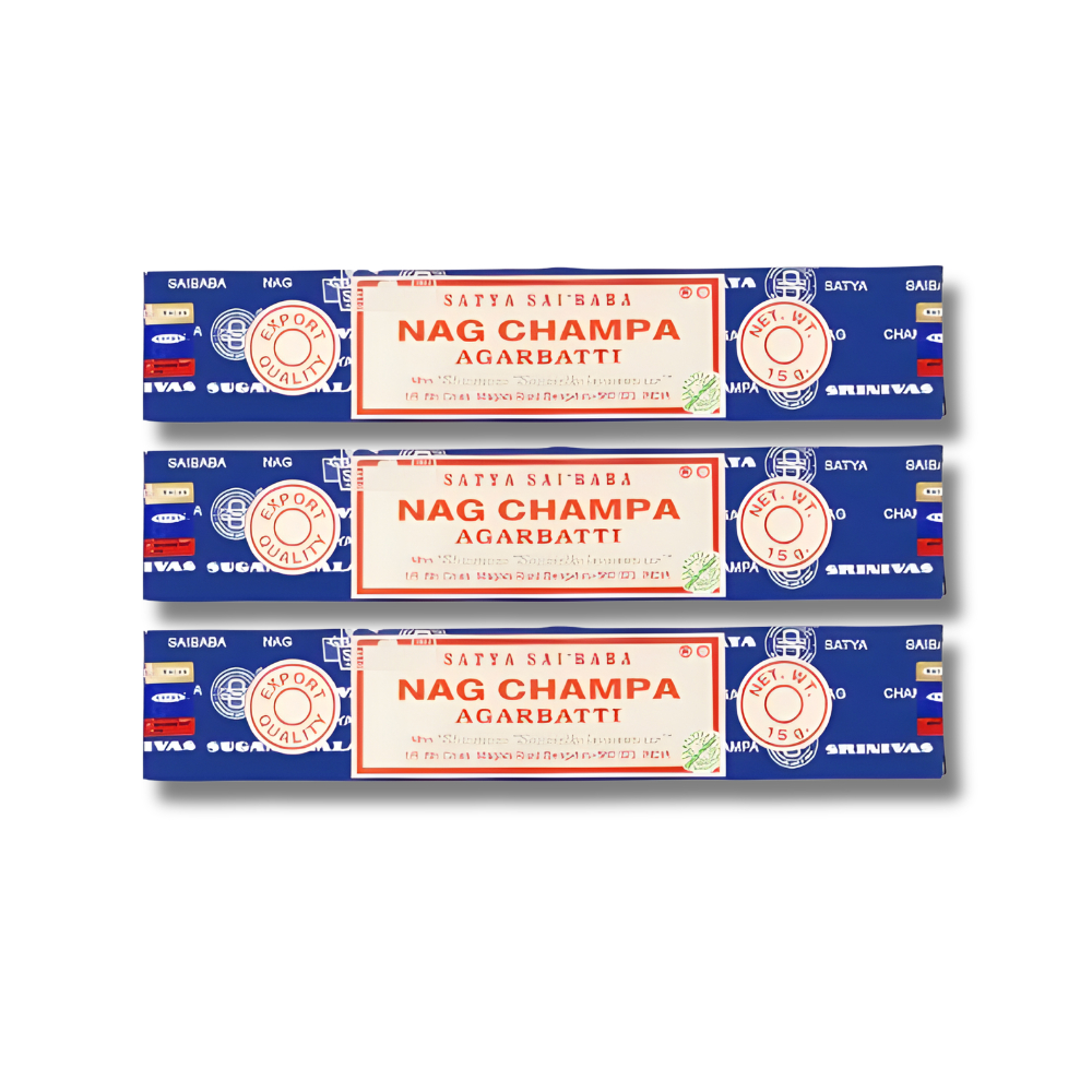 Kit Incenso Massala Satya Nag Champa - 3 Cx Com 12 A 15g