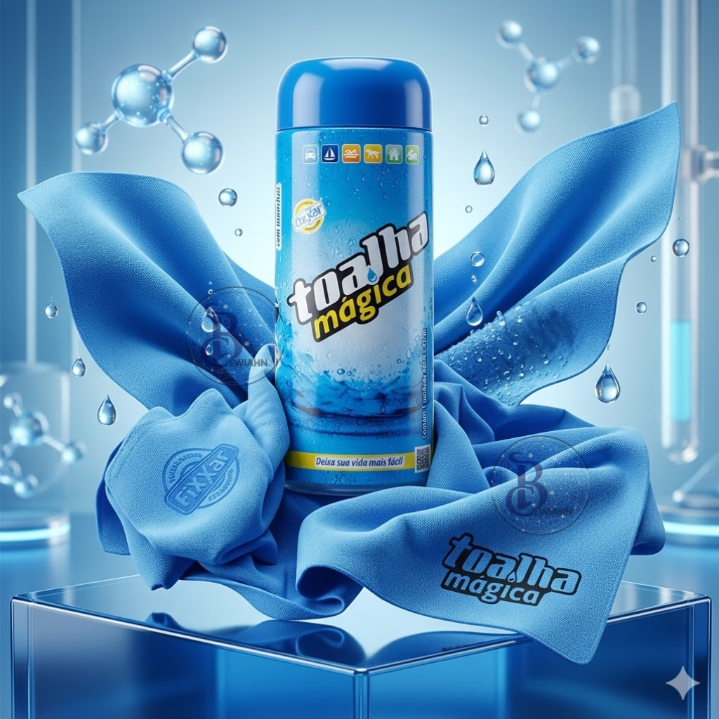 Toalha Mágica Fixxar Pano Multiuso Limpa Seca Absorve Água