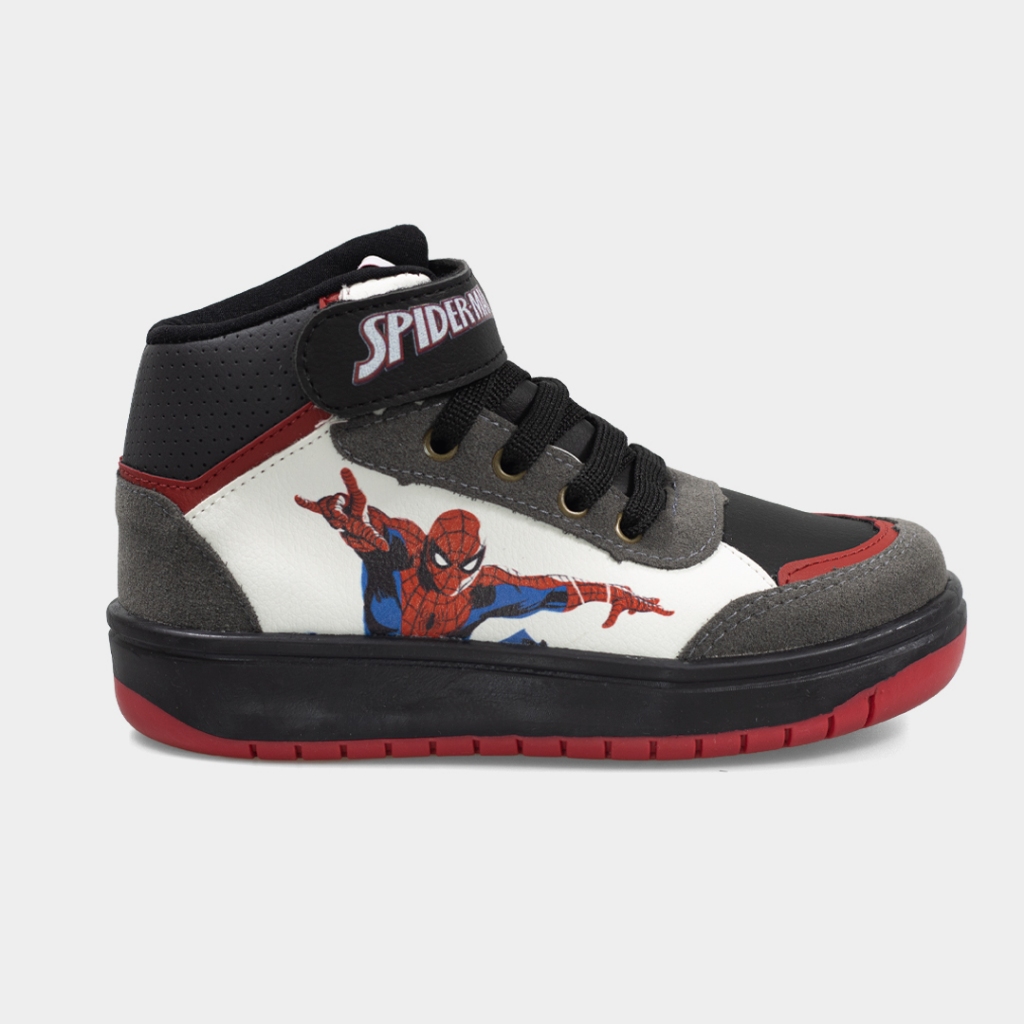 Tenis Menino Disney Cano Alto Homem-Aranha MSP22DY