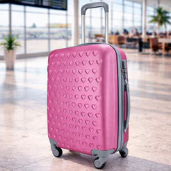 Mala de Bordo com melhor Custo-Benefício Bagagem de mão Pink - 10 kg | Jacki Design