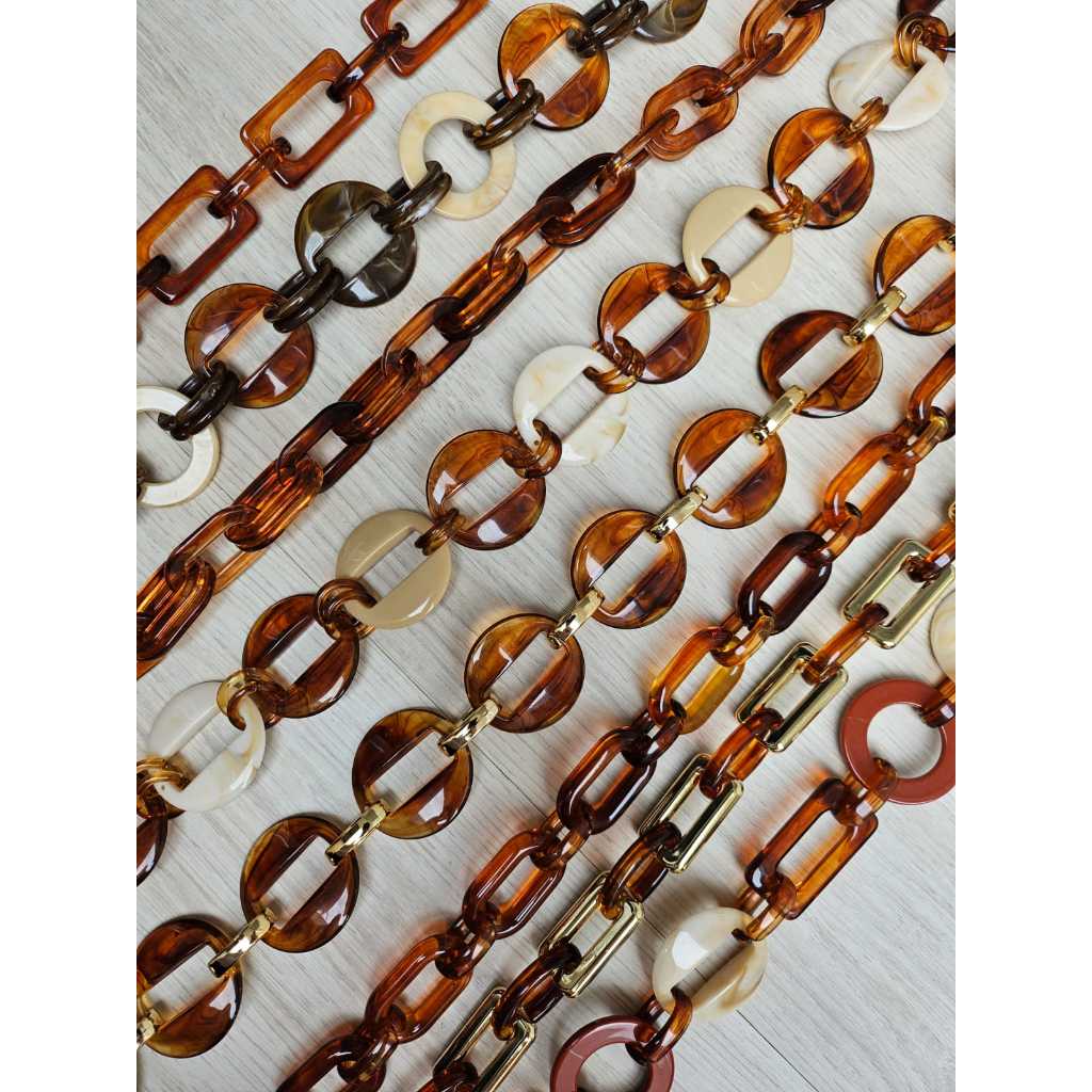 Alça de elos de resina para bolsas