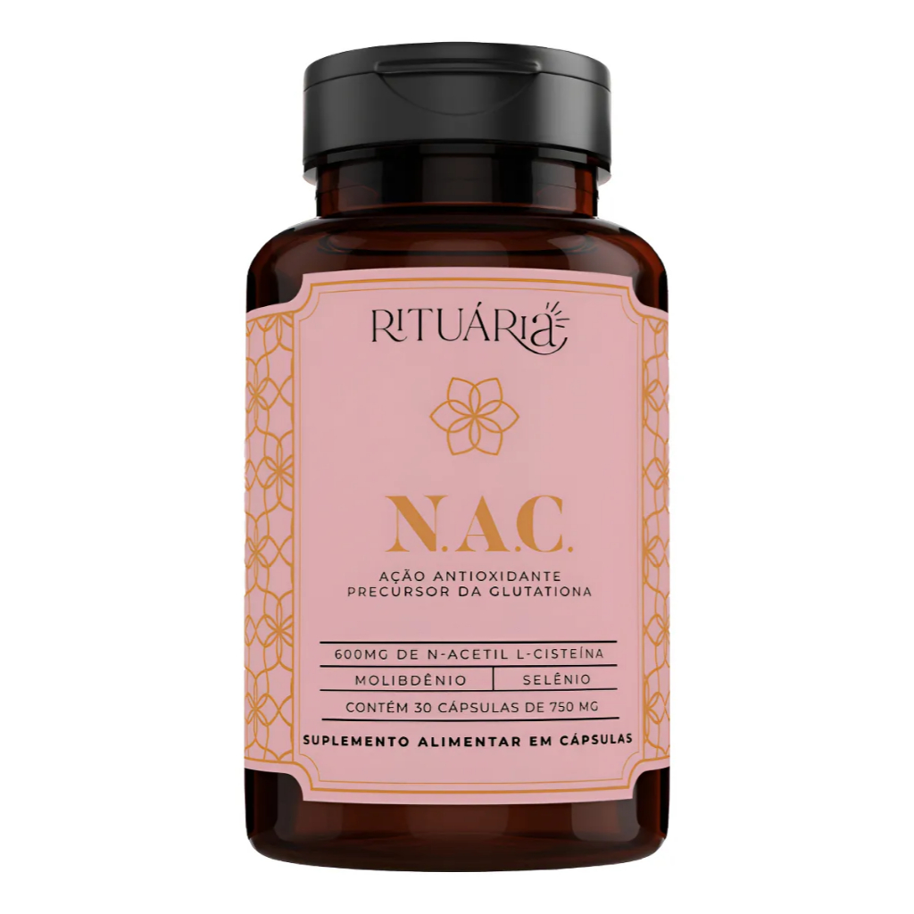 Fórmula Nac Rituária 30 Cáps Antioxidante Glutationa Sem Sabor