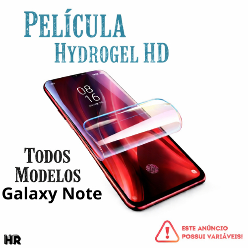 Pelicula Gel Hidrogel HD Anti Impacto Todos Samsung Galaxy Note 8 9 10 20 S8 S9 S10 S10E S20 S21 S22 S23 S24 S25 S26 SFE