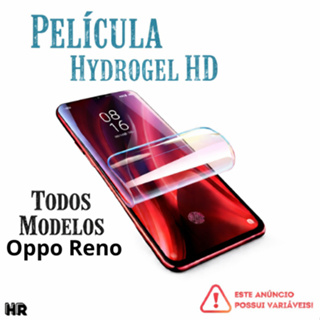 Pelicula Hydrogel HD Anti Impacto Todos Oppo Reno 1 2 3 4 5 6 7 8 9 10  11 12 13 14 15 em Oferta na Shopee