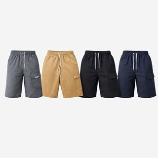 Bermuda De Brim Elástico Adulto Masculino COM BOLSO em Oferta na Shopee