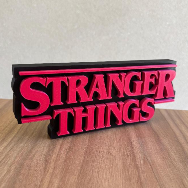Letreiros Stranger Things | 3 Modelos de placas decorativas da série Stranger Things