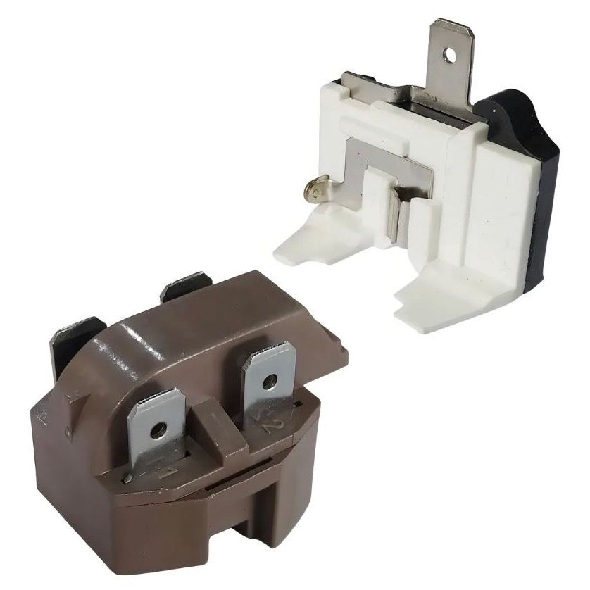 Kit Relé PTC e Protetor Térmico 4 Terminais 127V – Compatível Consul Brastemp Electrolux Continental