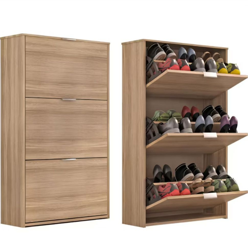 PROMOÇÃO QUEIMA DE ESTOQUE Sapateira 3 Portas Multiuso Organizadora Compacta Quarto Casa Cores
