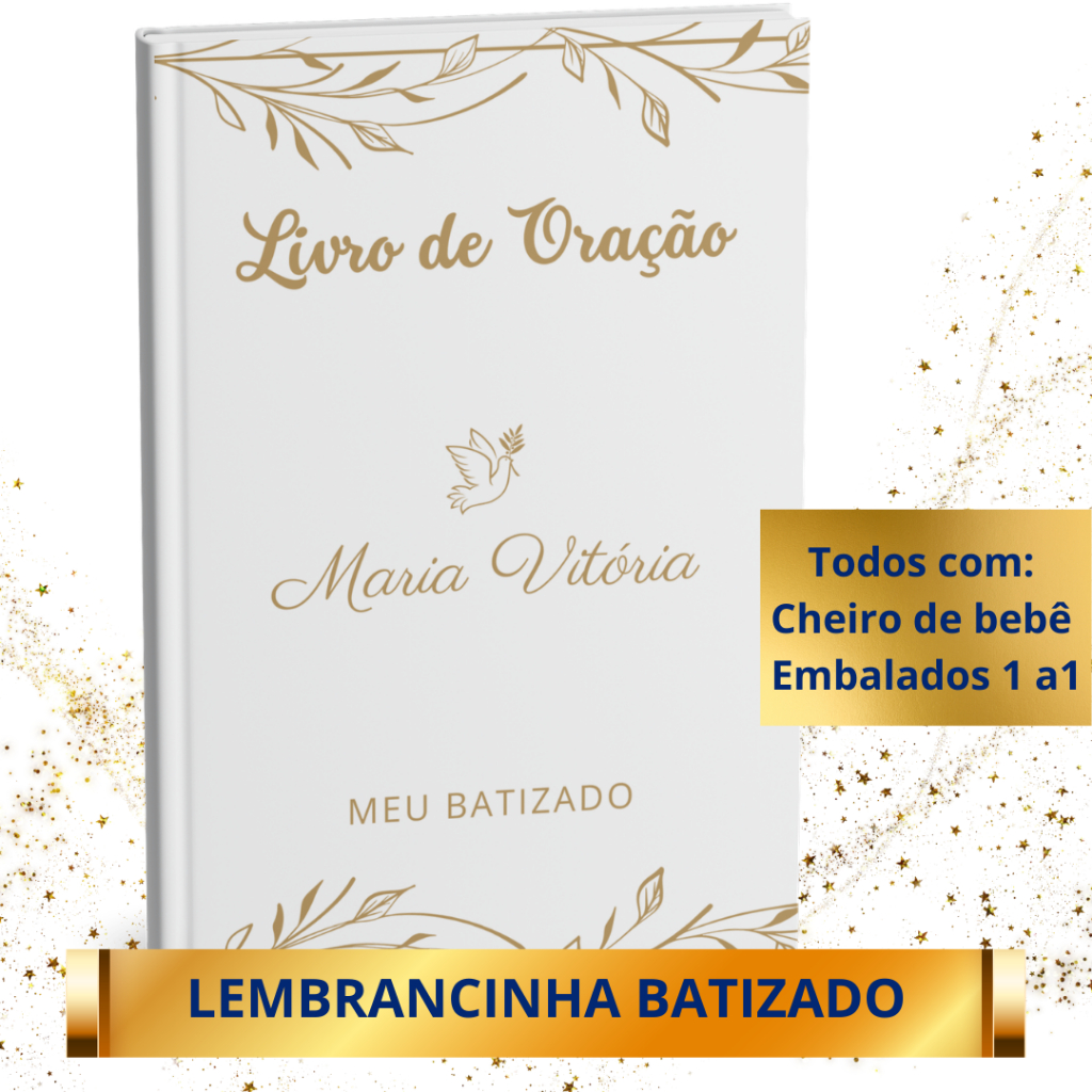 Livrinho de Oração Neutra Perfumado – Lembrancinha de Batizado em Oferta na Shopee