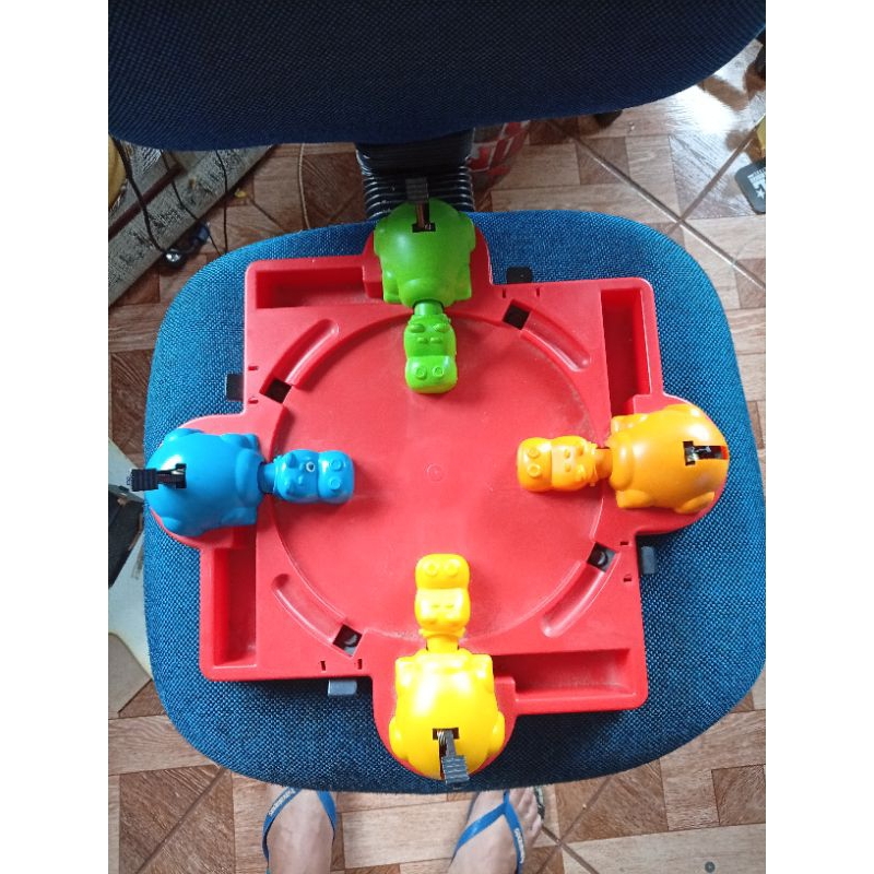 Jogo hipopótamos comilões da Estrela brinquedo vintage para restaurar