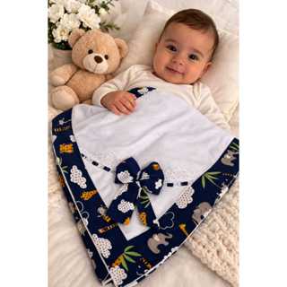 Manta Para Bebê Piquet Maternidade Tamanho Grande Luxo Tecido em Algodão Menino Menina em Oferta na Shopee