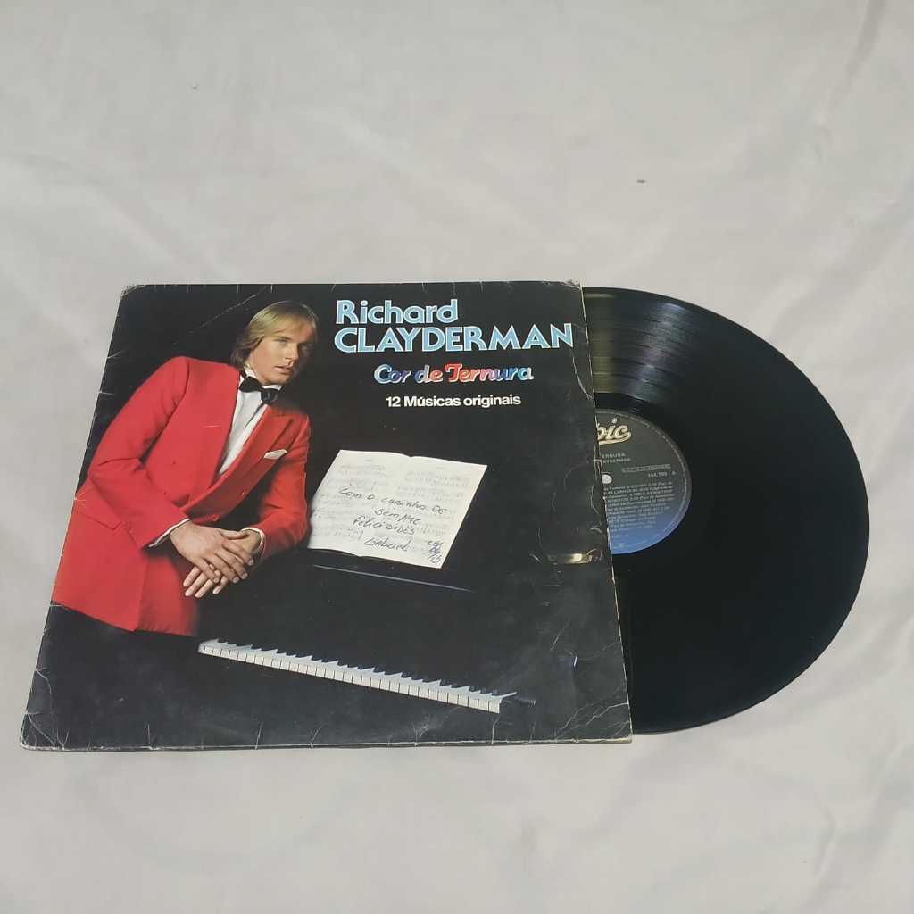 Disco Vinil Lp Richard Clayderman 1982 - Cor De Ternura