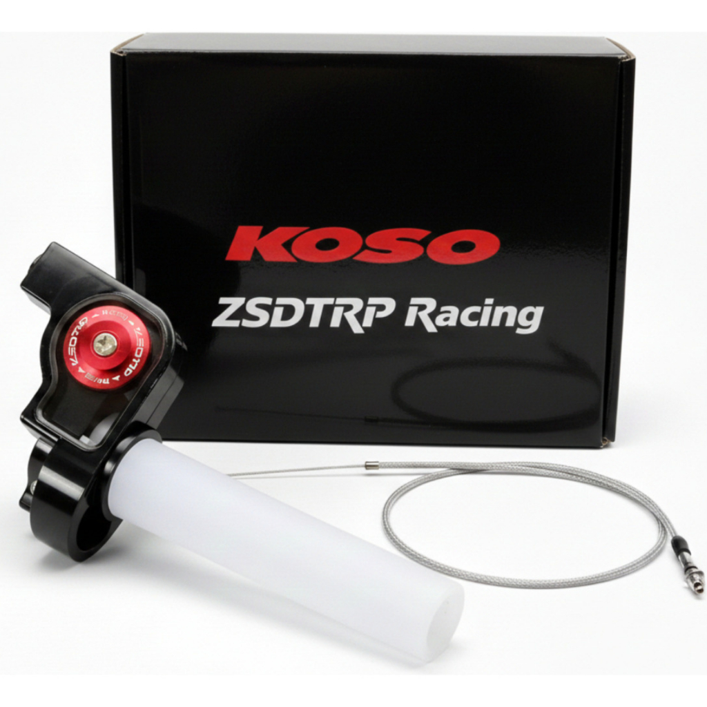 Acelerador Punho Giro Rápido Alúminio Rolamentado Universal Motos Crf Xr Ttr Bros Cg Lander Xtz Xre Cb Trilha Enduro Cro