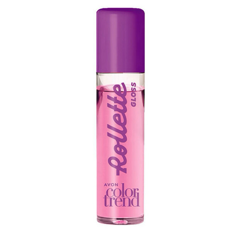 Avon Color Trend Brilho Rollette Glitter para Lábios Chiclete de Tutti Frutti