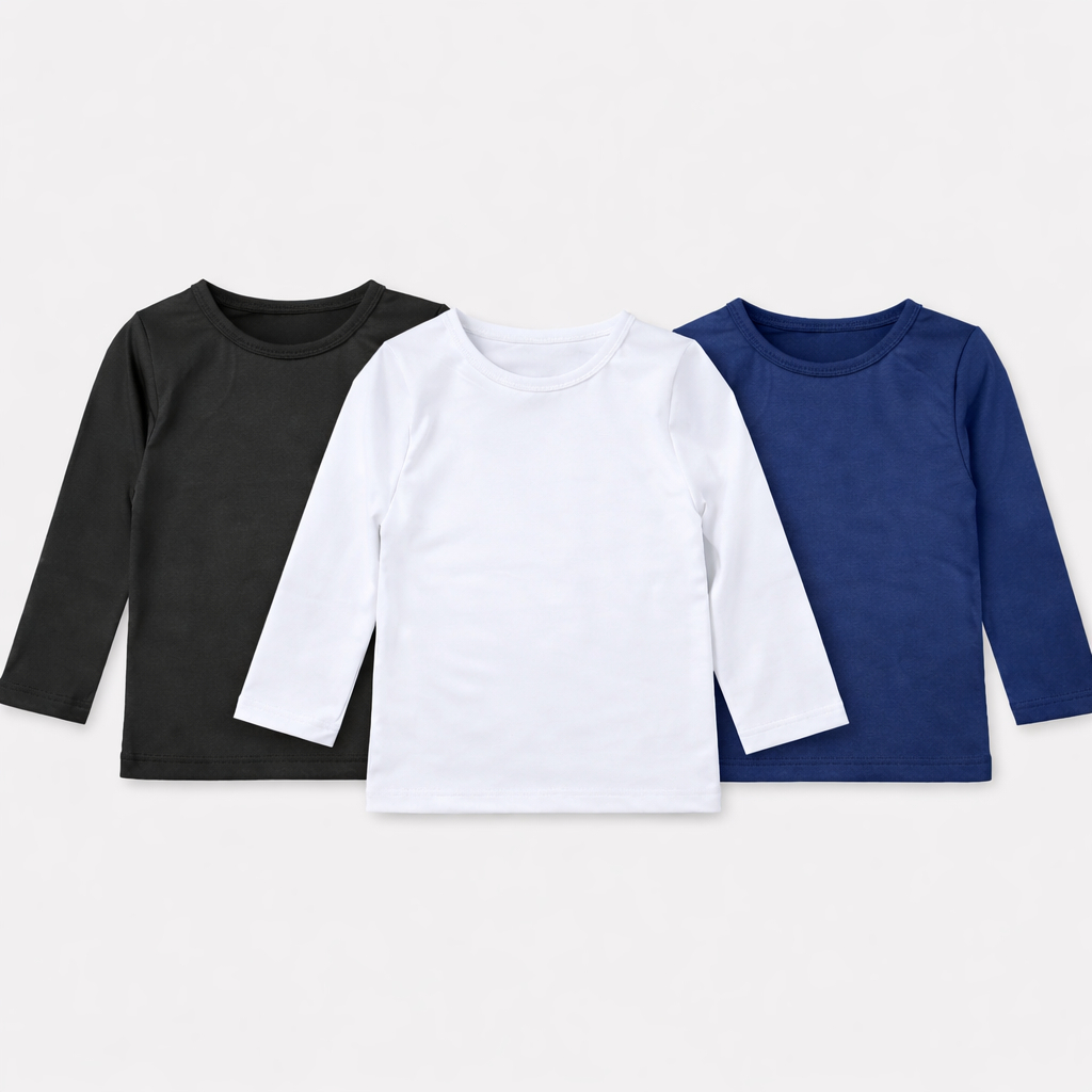 Blusa Térmica Infantil Bebê Segunda Pele Inverno Frio Neve Unissex Menino Menina Manga Comprida