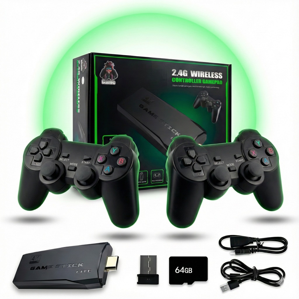Game Stick 4K Retrô 10000 Jogos Diversão Imediata Portátil em Oferta na Shopee