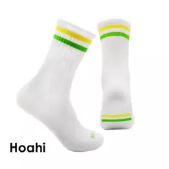 Meia Cano Alto Copa do Mundo Brasil em Algodão Hoahi - Edição Especial Limitada