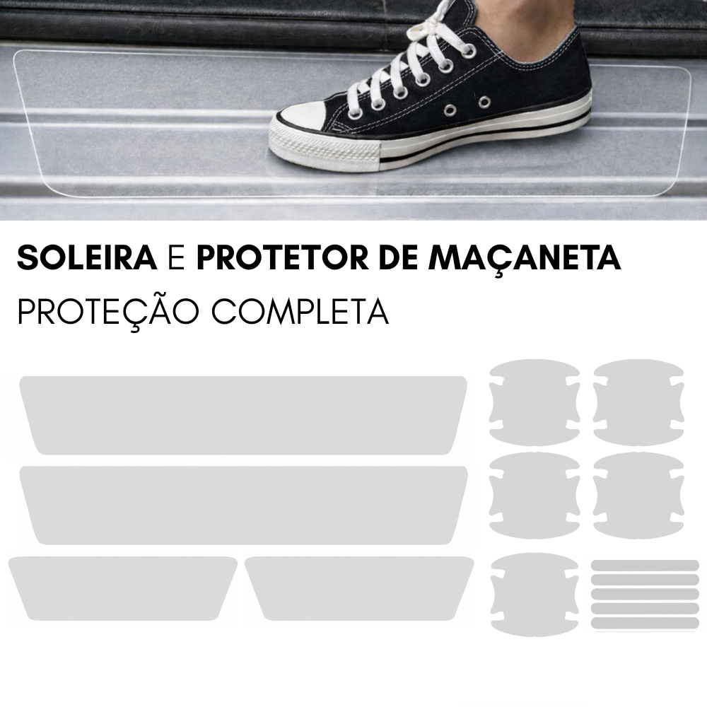 Protetor de Maçaneta e Soleira Automotiva - Proteção Completa em Oferta na Shopee