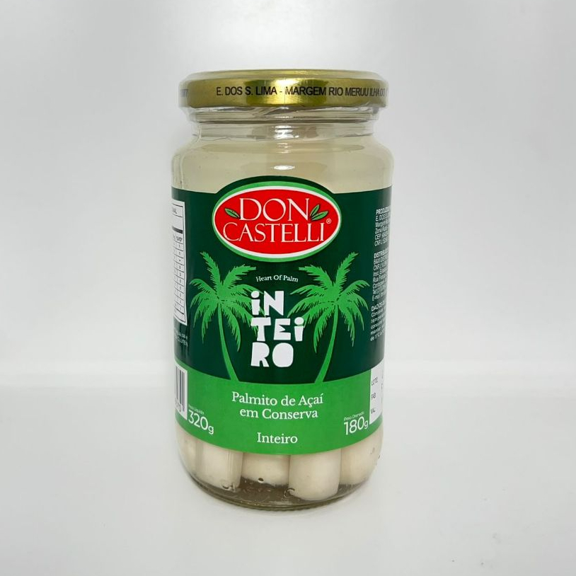 Palmito de Açaí Inteiro em Conserva Pote de Vidro 180g - Don Castelli - fabricação Própria — imagem 2 de 2