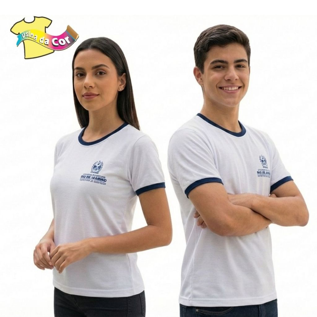 Camisa Uniforme Escola Estadual do Rio de Janeiro Uniforme novo Unissex