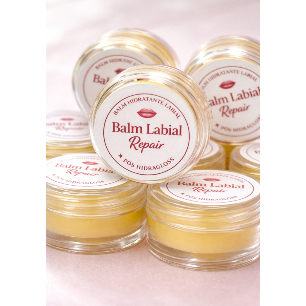 KIT COM 10 BALM LABIAL Pós HIDRAGLOSS | hidratante reparador profissional