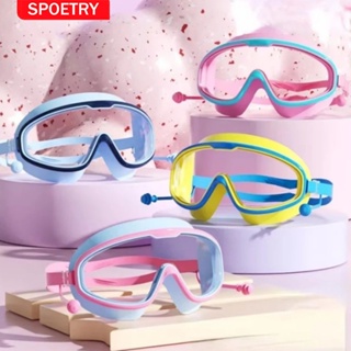 BR- Óculos De Natação Para Crianças Antiembaçante Óculos Natação Infantil Com Protetor Auricular HD Óculos Natação em Oferta na Shopee