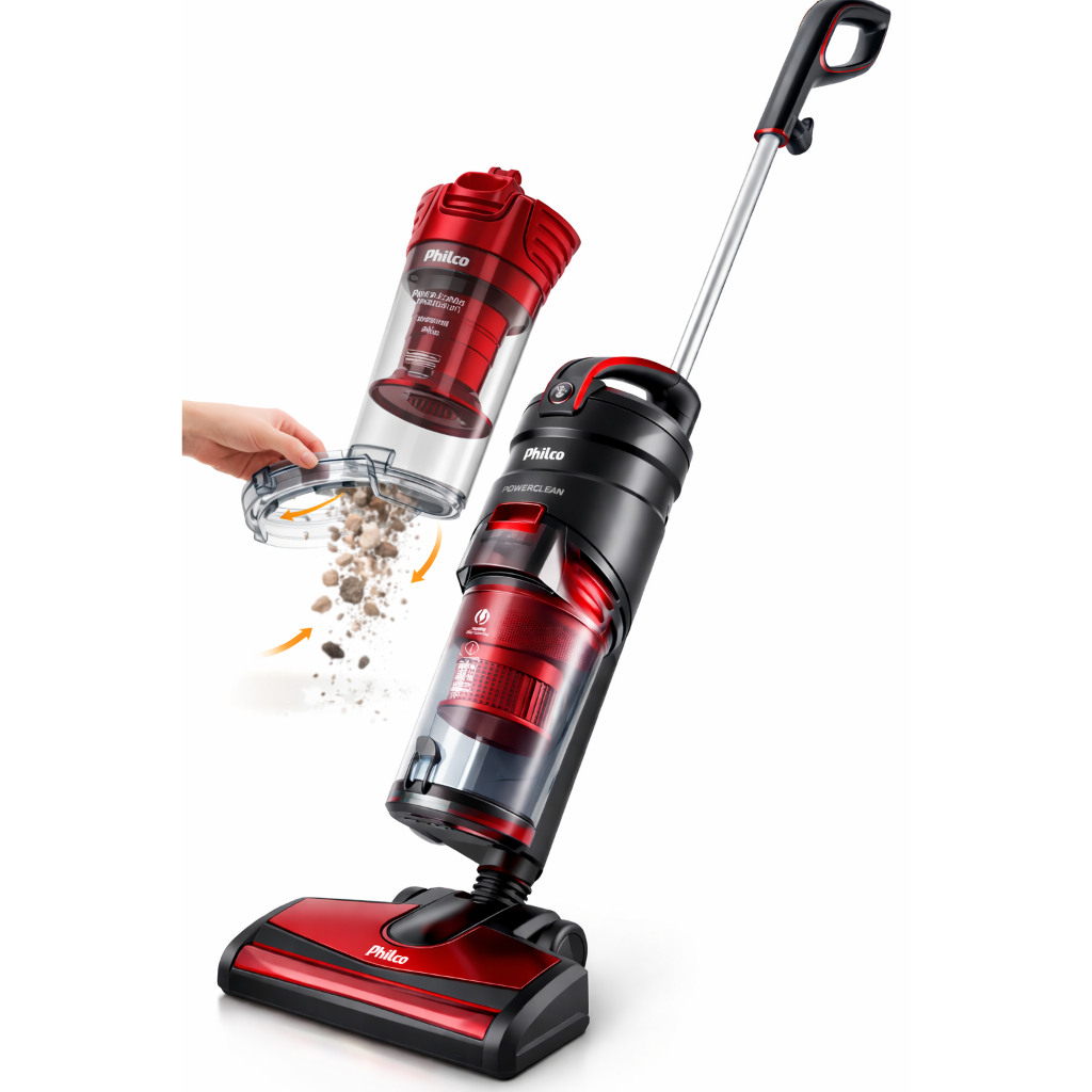 Aspirador De Pó 2000w Turbo Agora Limpa Facil Philco Hepa ( Mais Forte do Mercado )