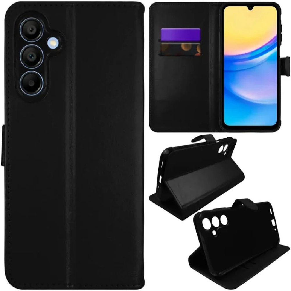 Capa Capinha Carteira + Película de Vidro 3D Para Samsung Galaxy A17