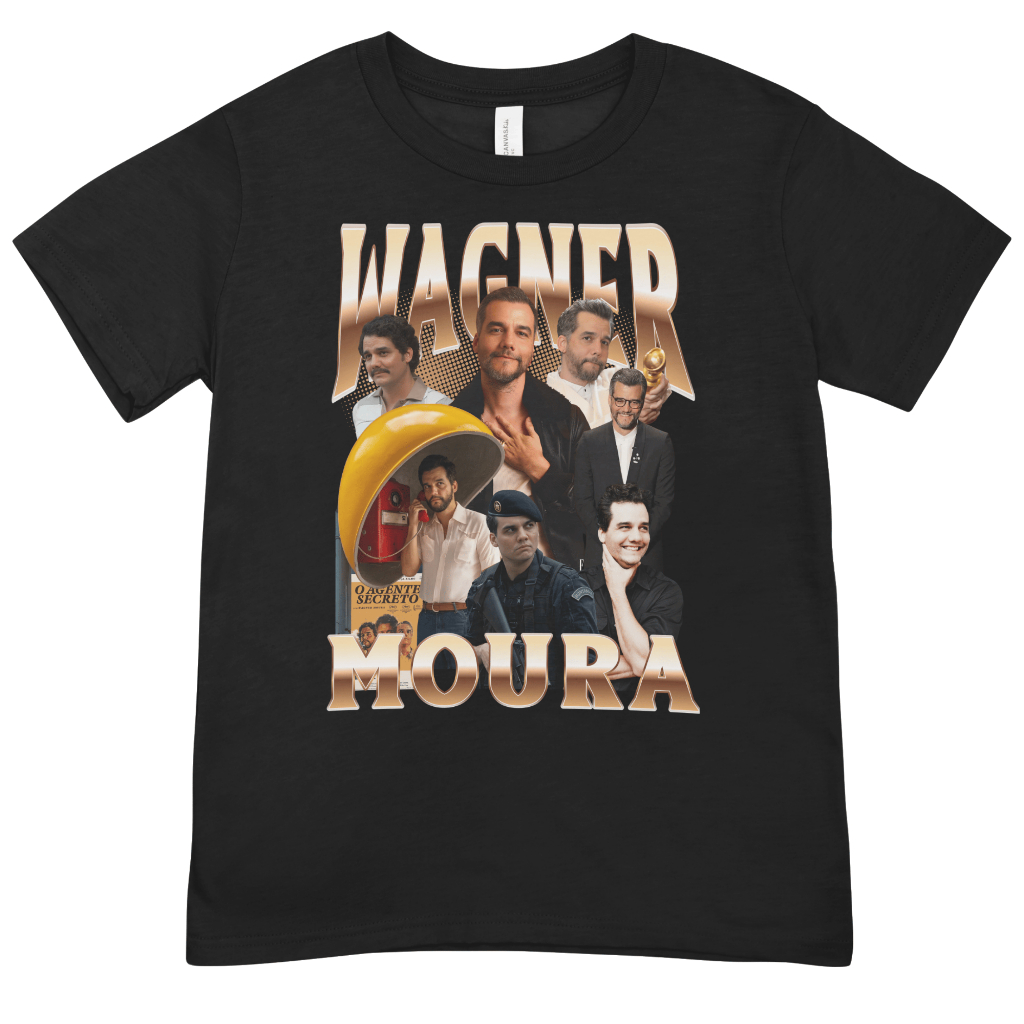 Camiseta Estampa Wagner Moura Retrô Streetwear - Algodão Premium