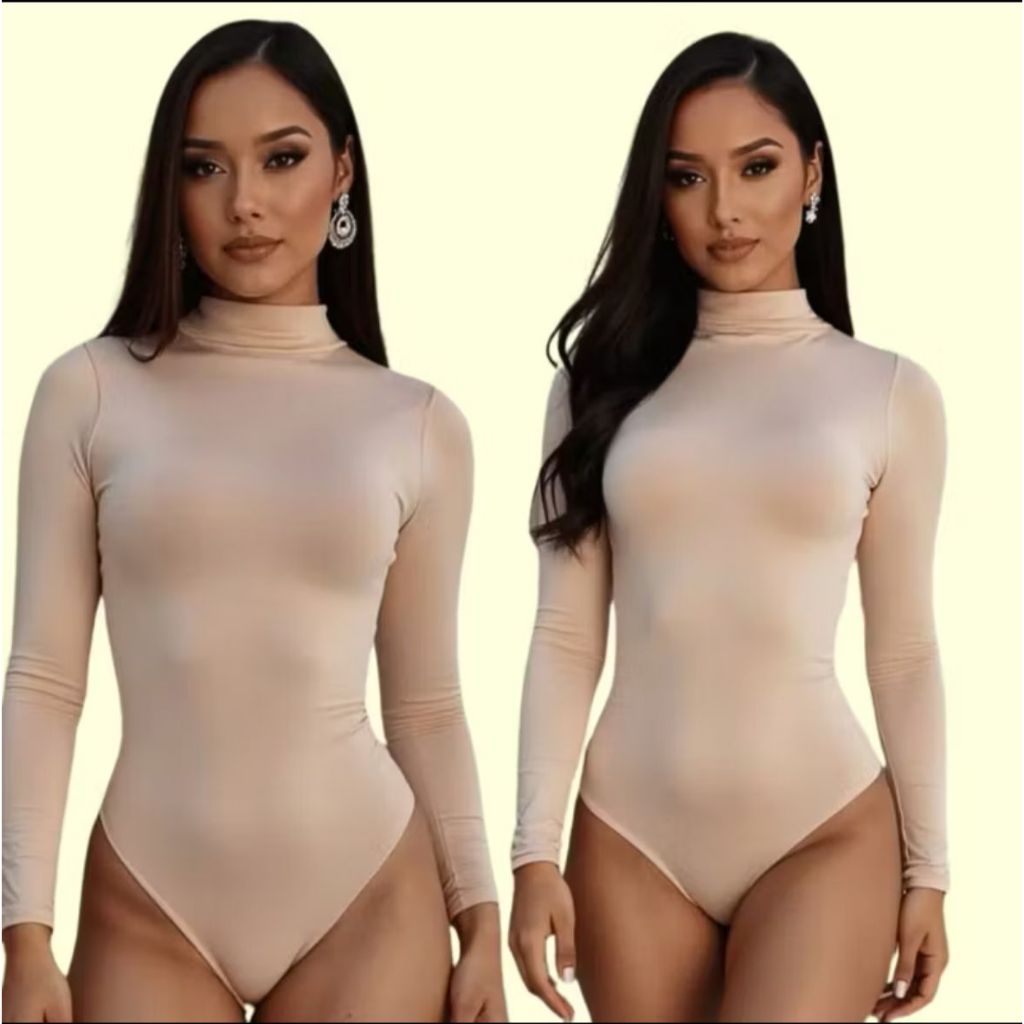 Detalhes do Body Suplex Feminino Justo Blusa Confortável e Elegante