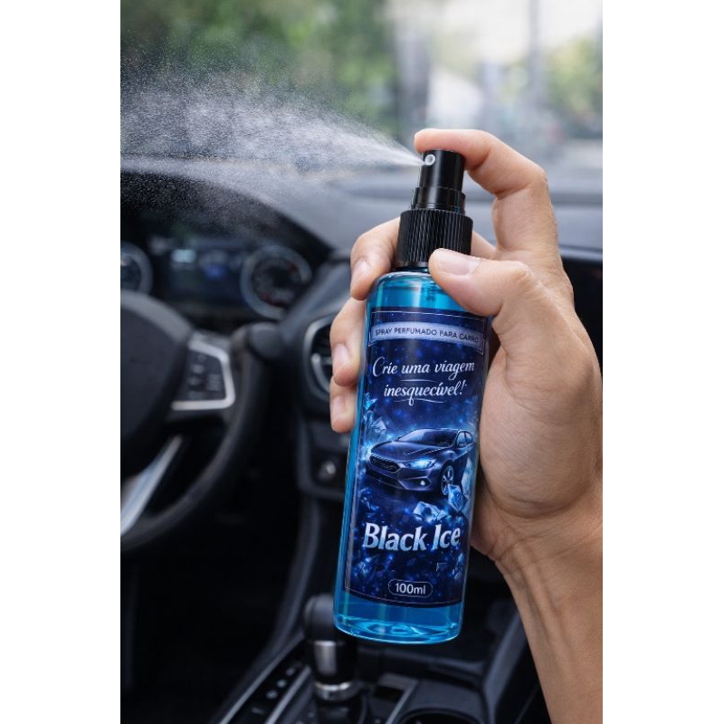 Automotivo 100 ml | carro | Cheiro | perfume | spray | Essência |difusor | Black Ice | odorizador