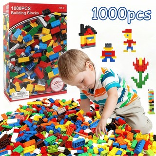 500/1000 peças blocos de montar infantil Tamanho padrão brinquedos educativos