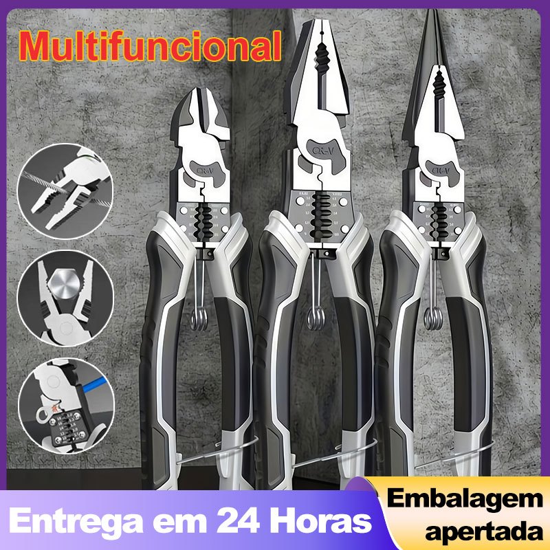 Alicate Multifuncional Profissional Universal Corte Diagonal Bico Agulha Ferramenta de Crimpagem em Oferta na Shopee
