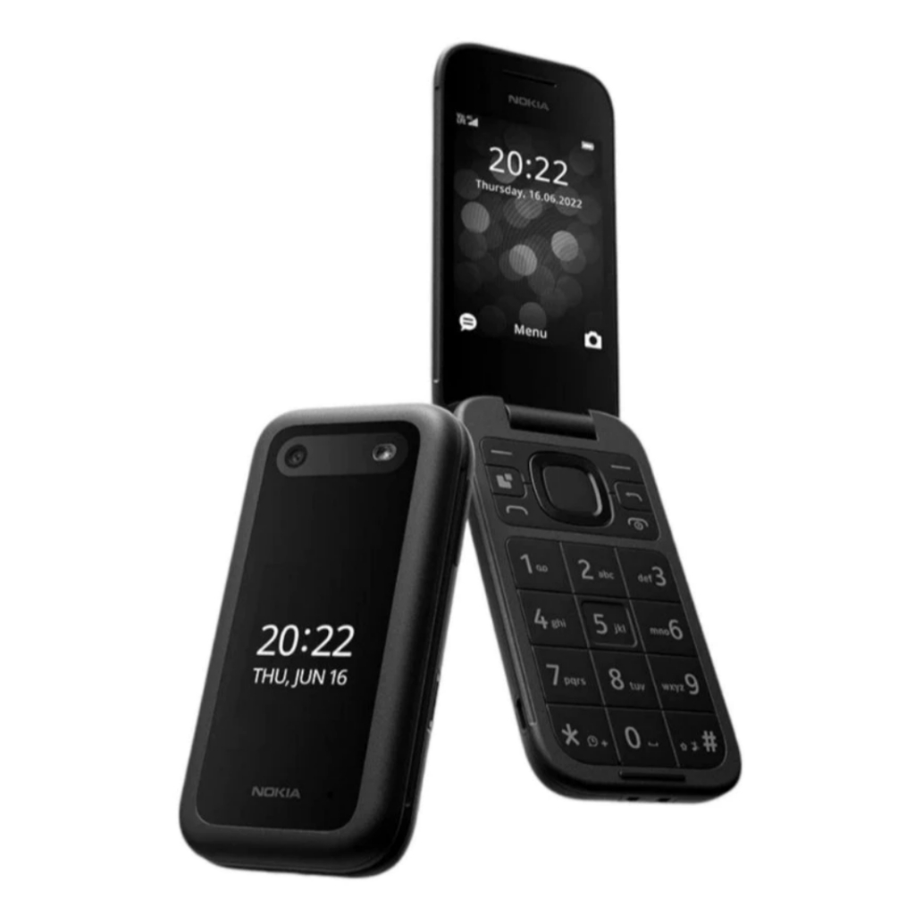 Celular Nokia 2660 Flip 4G Dual Chip + Tela Dupla 2,8" e 1,8" + Botões Grandes Idoso