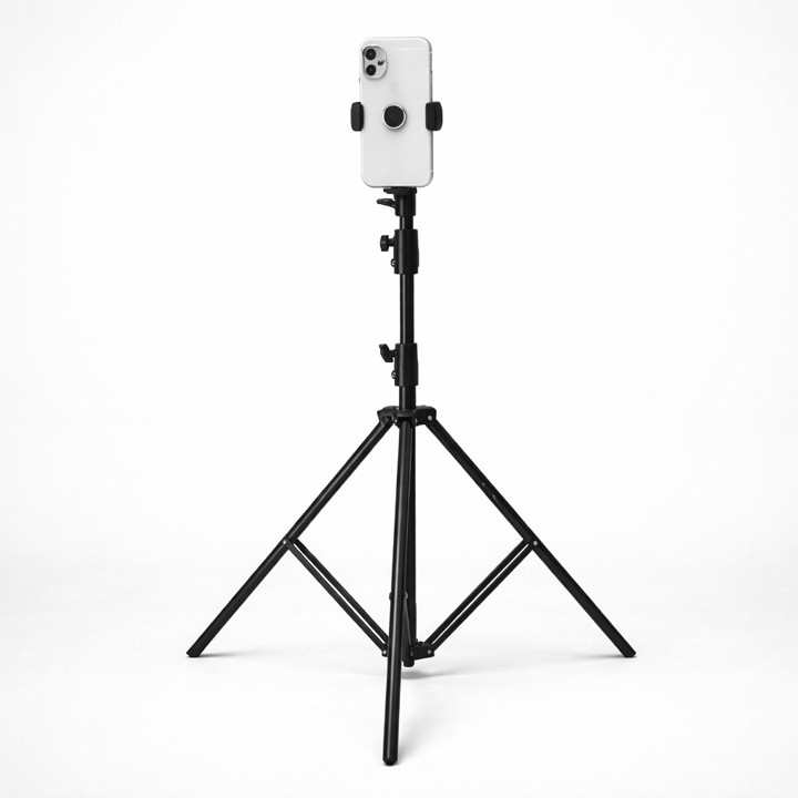 Tripé 1,60m Profissional para Ring Light Youtuber Tik Tok Instagram Foto Vídeo Live Aula