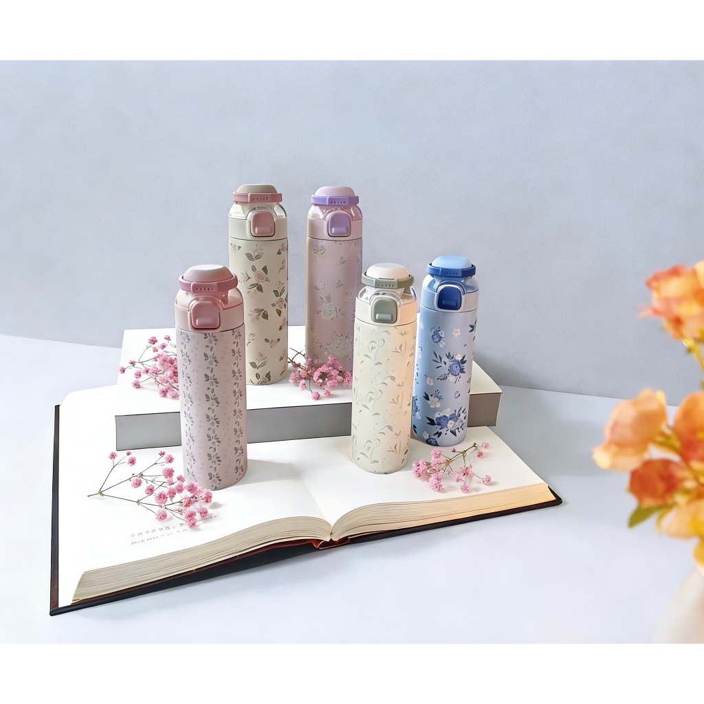 Novo copo térmico de alto valor para meninas 2025, 700ml com canudo é particularmente bonito A05 em Oferta na Shopee