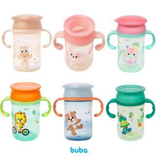 Copo Infantil Antivazamento 360 BUBA Copo de Treinamento Bebe Introdução Alimentar Copinho Buba em Oferta na Shopee