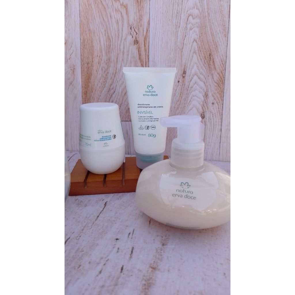 Natura Erva Doce Original | Sabonete | Desodorante | Cheiro Suave e Refrescante