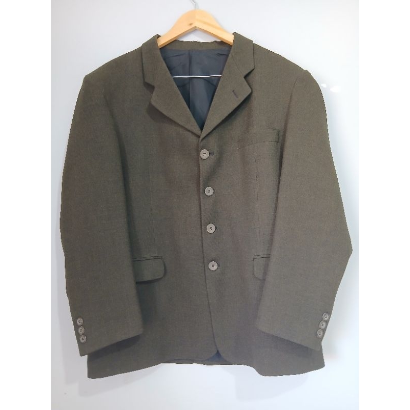 Paletó Masculino Emporio Colombo Verde Oliva Vintage Social Clássico Tam 52. Ótimo Estado.