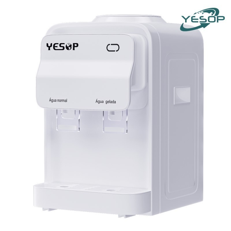 YESOP Bebedouro De Mesa Água Gelada E Natural Bivolt Para Galão 10-20 Litros Branco Moderno em Oferta na Shopee