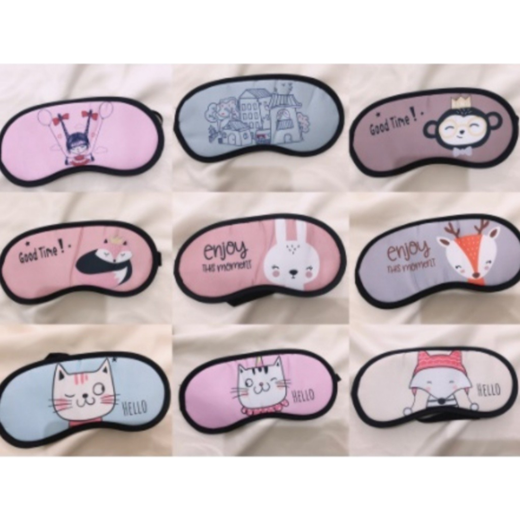 12 PCS MASCARA DE OLHO Tampa Olho para Dormir de Olhos Vendados--Rich