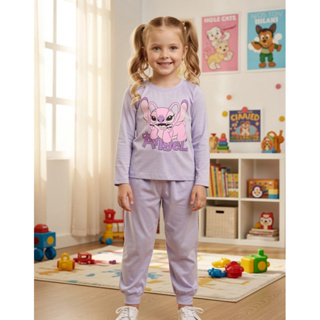 Conjunto Pijama Infantil Menina Manga Longa 100% Algodão 30.1 Meia Estação em Oferta na Shopee