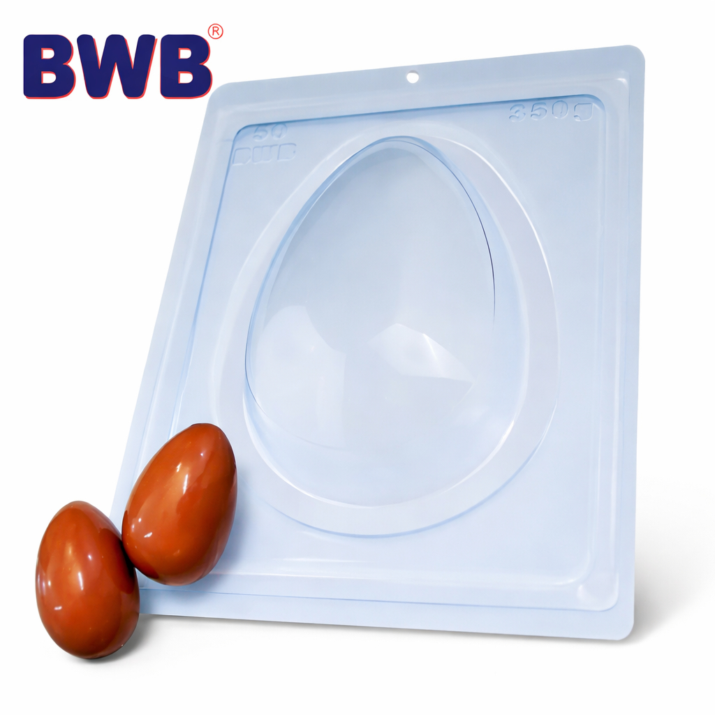 FORMA DE ACETATO 3 PARTES OVO LISO 350G CÓD:50